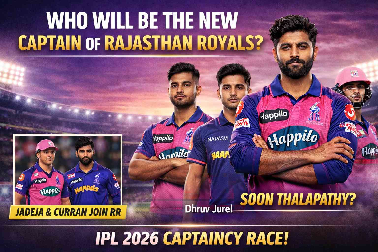 IPL 2026 rajasthan captain sanju samson ipl news today